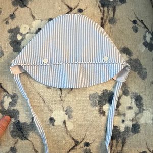 The Beaufort Bonnet Company seersucker boys bonnet